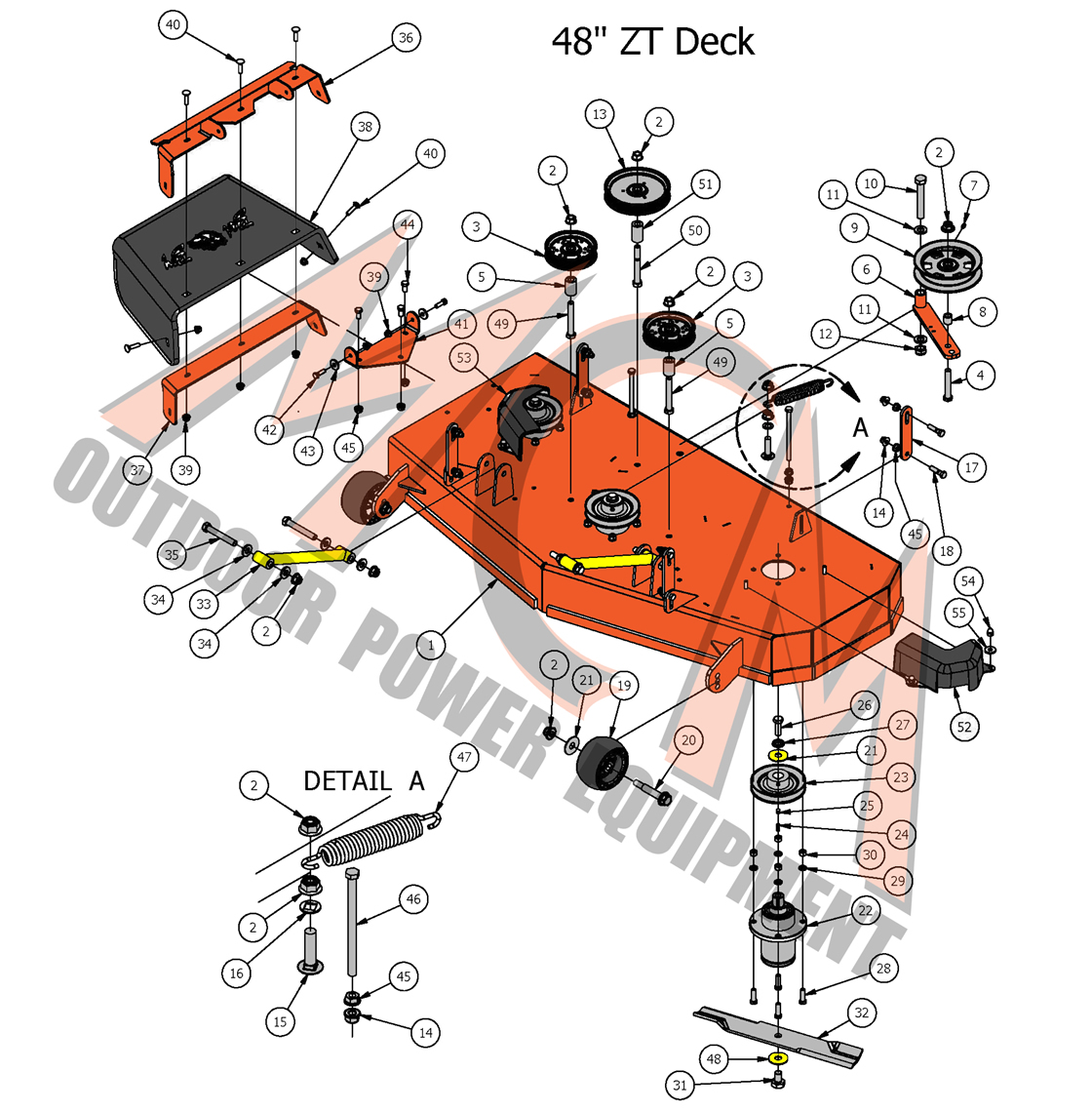 2017 ZT ELITE 48 DECK ASSEMBLY or Bad Boy Parts number 17ZT48DK